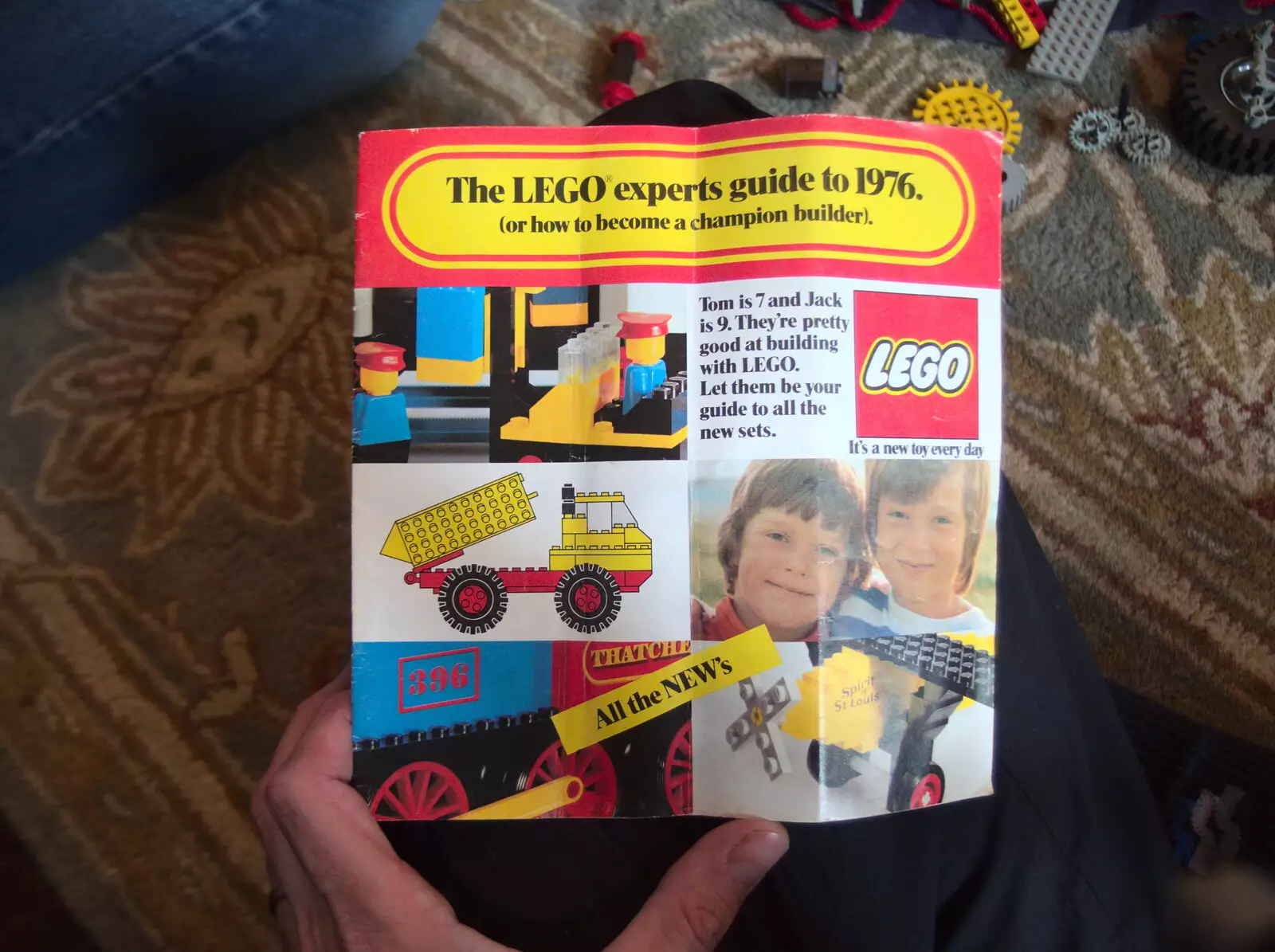 Phil has an large  collection of Lego brochures, from A Trip to Short Hills, New Jersey, United States - 20th October 2018