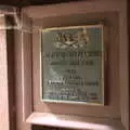 The Garden Club of America plaque, 1965, A Trip to Short Hills, New Jersey, United States - 20th October 2018