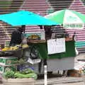 Fruit stall and graffiti, Open-top Buses and a Day at the Museum, New York, United States - 22nd October 2018