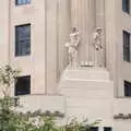 Statues look out onto the street, Open-top Buses and a Day at the Museum, New York, United States - 22nd October 2018