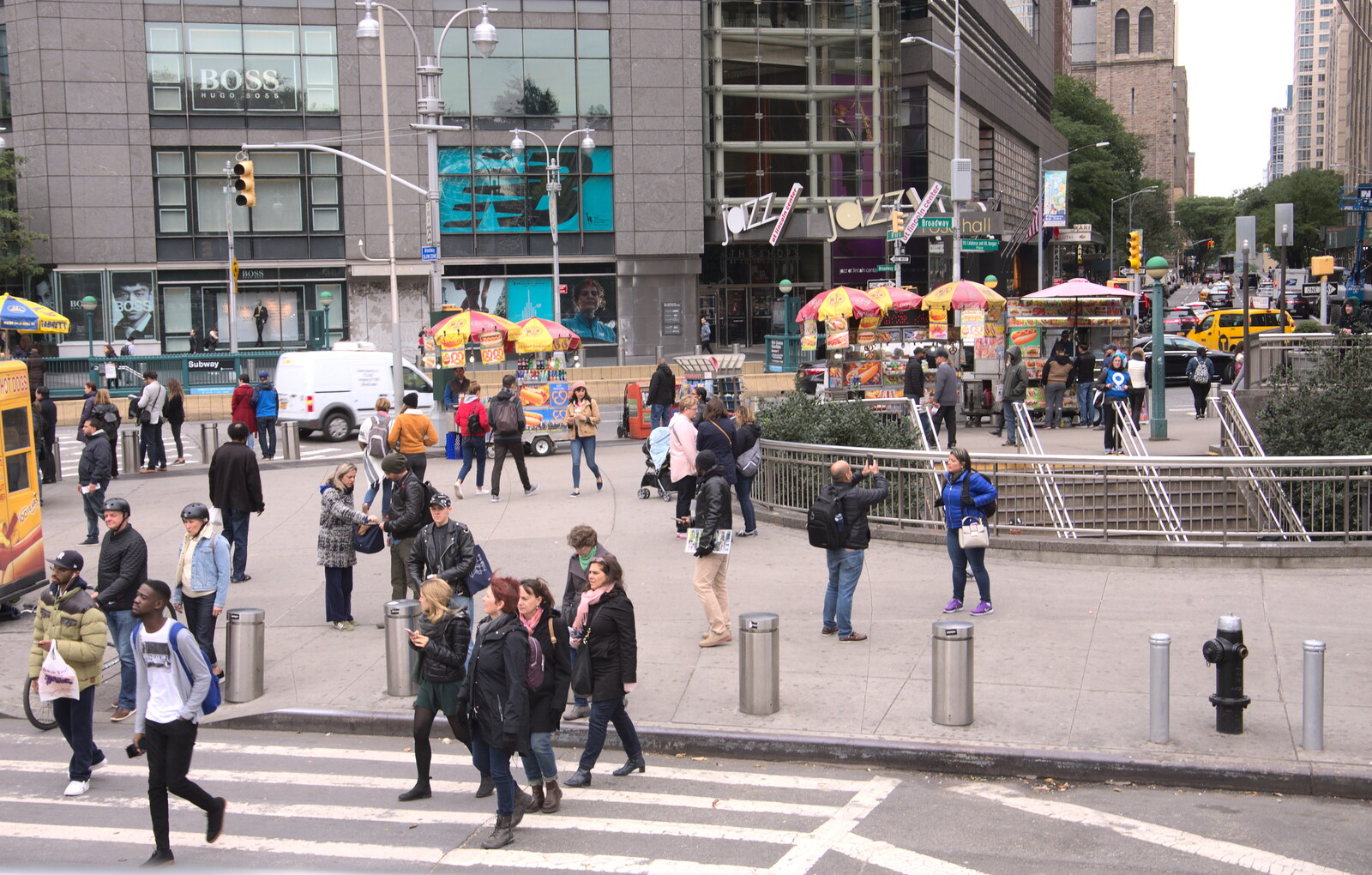 On Columbus Circle from Open-top Buses and a Day at the Museum, New York, United States - 22nd October 2018