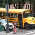 A classic school bus, Open-top Buses and a Day at the Museum, New York, United States - 22nd October 2018