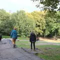 The boys in Central Park, Open-top Buses and a Day at the Museum, New York, United States - 22nd October 2018