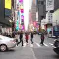 Looking down to Times Square, Open-top Buses and a Day at the Museum, New York, United States - 22nd October 2018