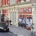 Graffiti street, The Liberty Cruise and One World Trade Center, New York, United States - 23rd October 2018