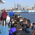 The tour guide does his thing, The Liberty Cruise and One World Trade Center, New York, United States - 23rd October 2018