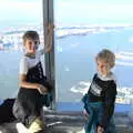 The boys at the top of the tower, The Liberty Cruise and One World Trade Center, New York, United States - 23rd October 2018