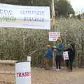 We head off into the maize maze, Pumpkin Picking at Alstede Farm, Chester, Morris County, New Jersey - 24th October 2018