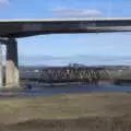 The New Jersey Turnpike, and a derelict bridge, Times Square, USS Intrepid and the High Line, Manhattan, New York - 25th October 2018