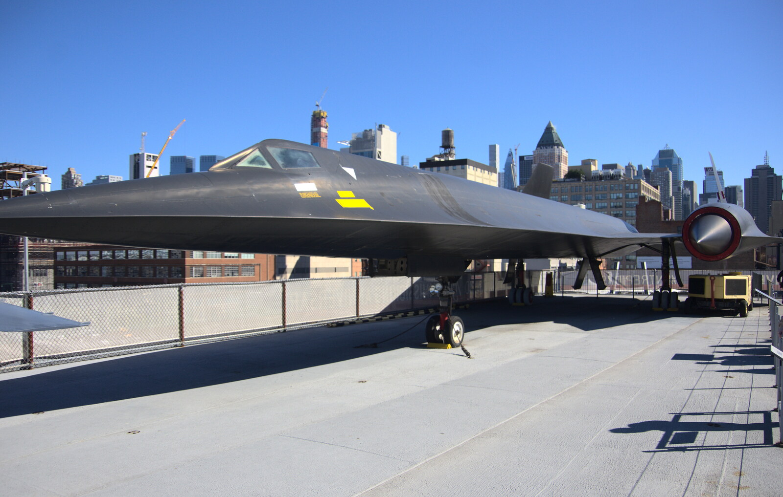 A Lockheed A-12 - the prototype SR-71 'Blackbird' from Times Square, USS Intrepid and the High Line, Manhattan, New York - 25th October 2018