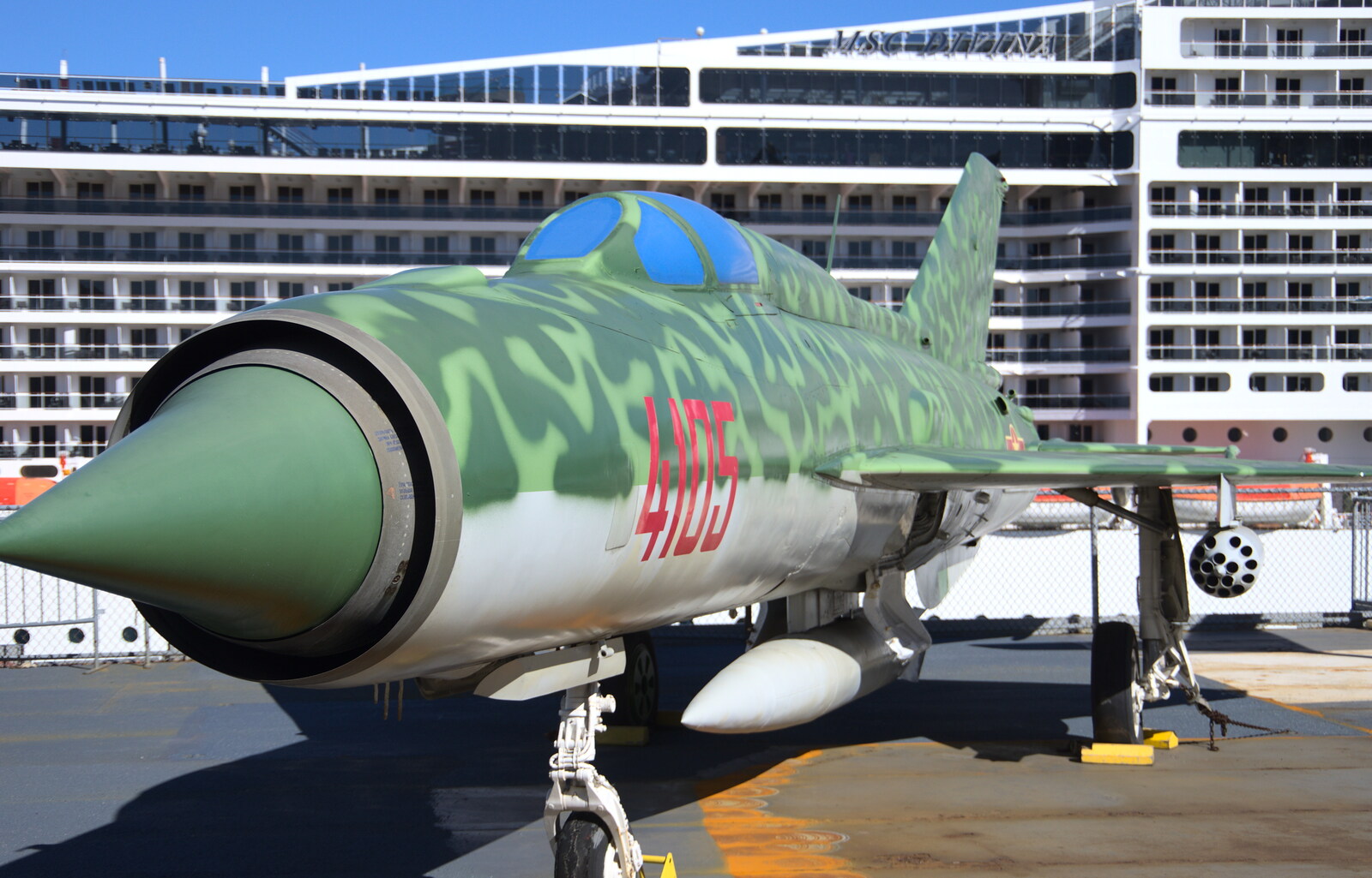 A Russian MiG from Times Square, USS Intrepid and the High Line, Manhattan, New York - 25th October 2018
