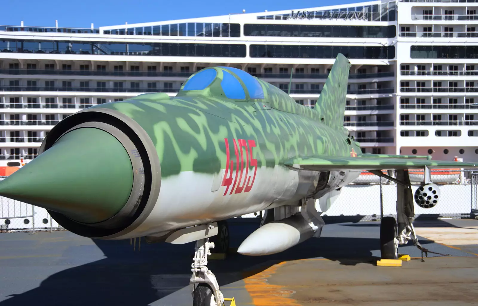 A Russian MiG, from Times Square, USS Intrepid and the High Line, Manhattan, New York - 25th October 2018