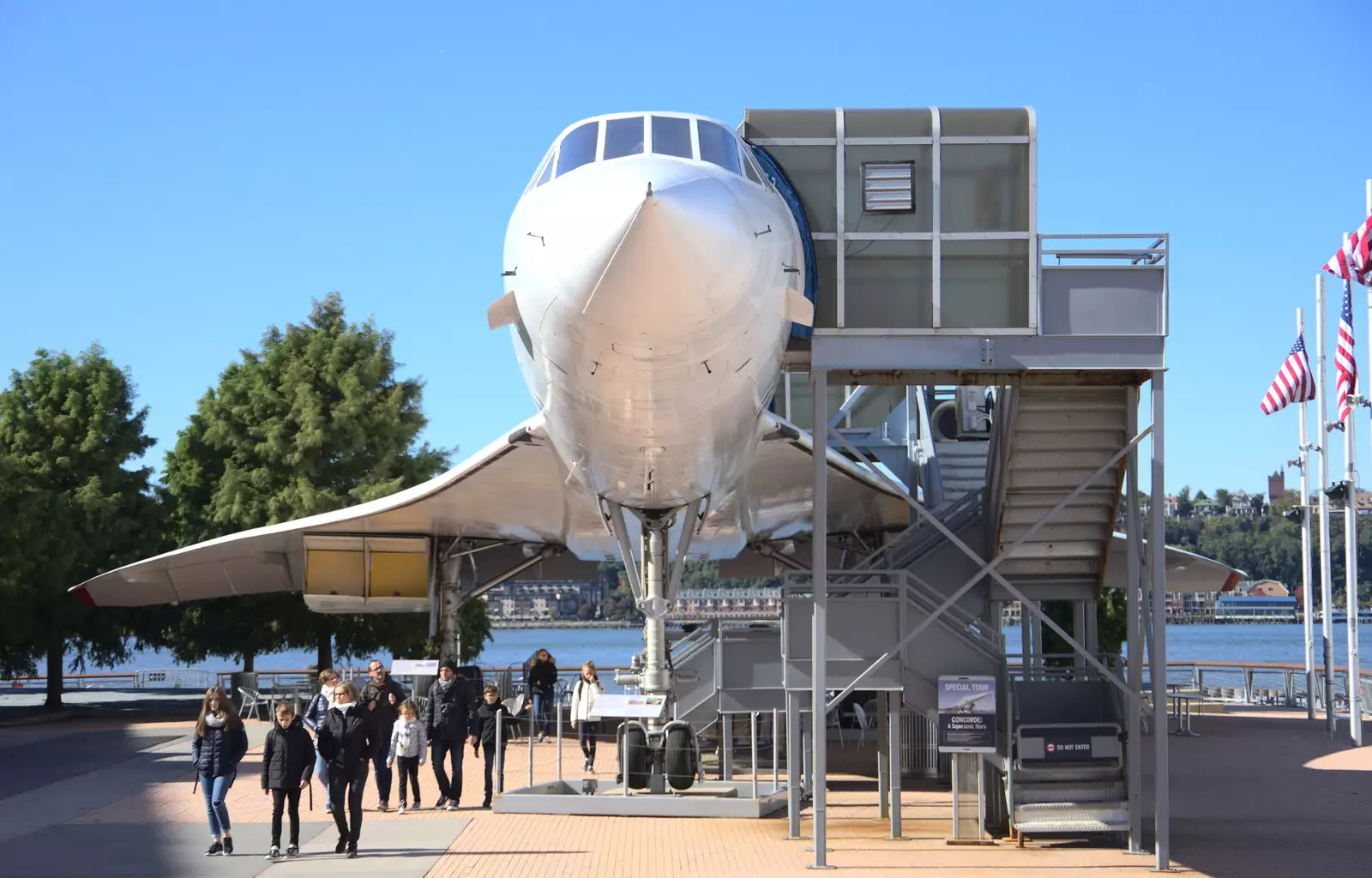 The gorgeous Concorde G-BOAD, from Times Square, USS Intrepid and the High Line, Manhattan, New York - 25th October 2018