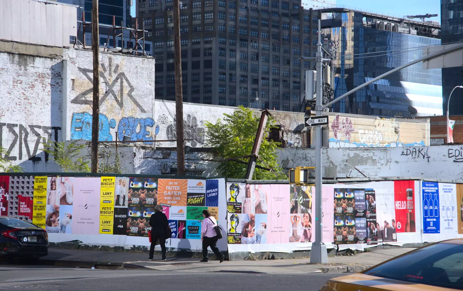 Post no bills, from Times Square, USS Intrepid and the High Line, Manhattan, New York - 25th October 2018