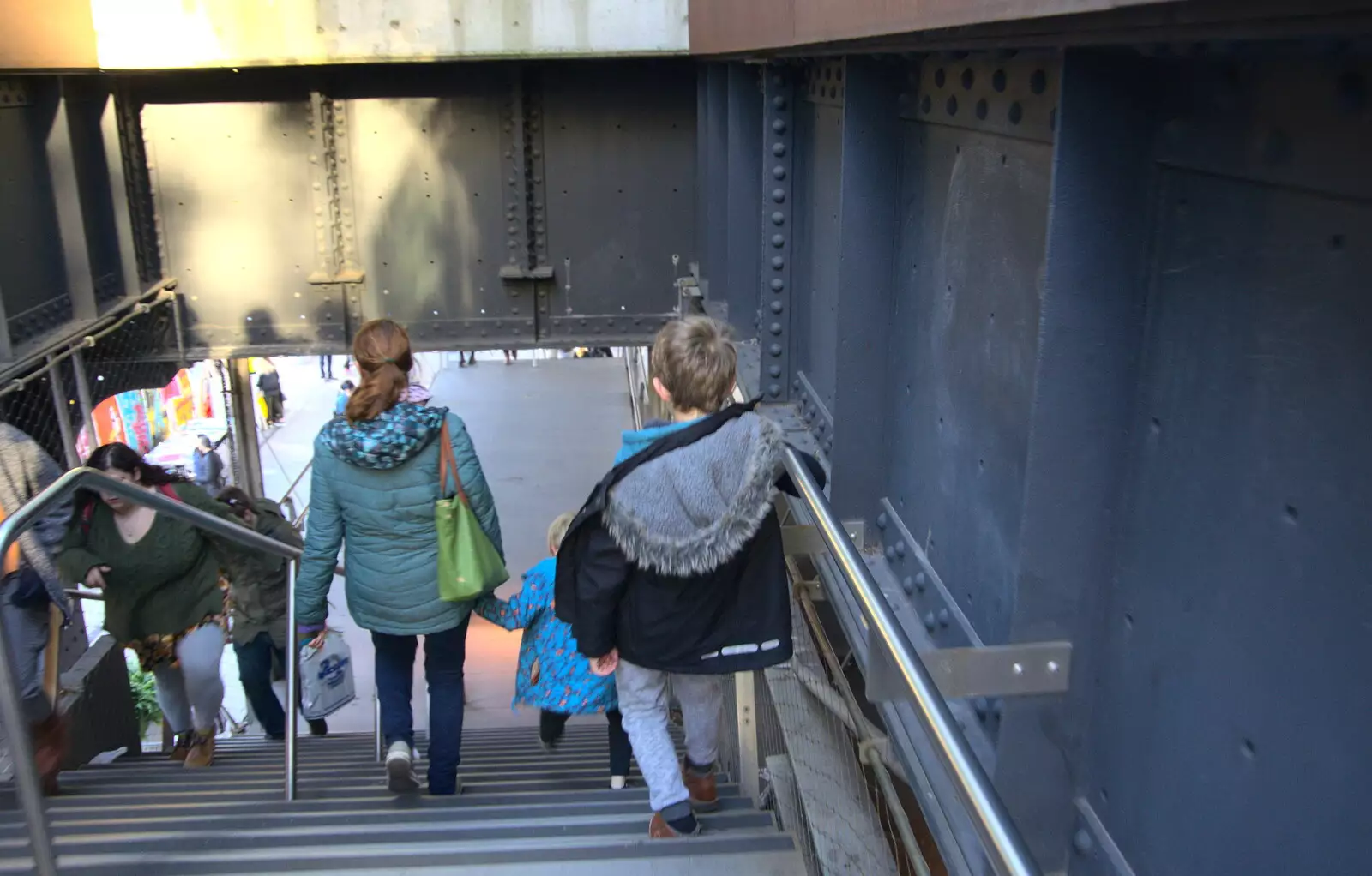 We've finally reached the end of the Line, from Times Square, USS Intrepid and the High Line, Manhattan, New York - 25th October 2018