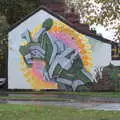 There's some street art in Norwich, Apples and Fireworks, Carleton Rode and Palgrave, Suffolk - 4th November 2018