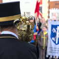The dude with the ceremonial mace, The Remembrance Sunday Parade, Eye, Suffolk - 11th November 2018