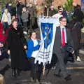 The local school is represented, The Remembrance Sunday Parade, Eye, Suffolk - 11th November 2018