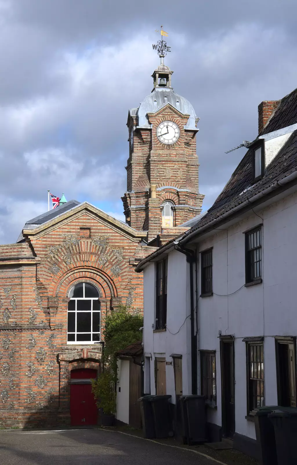 The town hall, from The Remembrance Sunday Parade, Eye, Suffolk - 11th November 2018