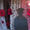Another silhouette, in the fabric shop, The Remembrance Sunday Parade, Eye, Suffolk - 11th November 2018