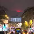 Crane lights look like Martian war machines, Norwich Lights and Isobel Sings, Norwich, Norfolk - 15th November 2018