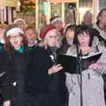 Concentrated singing, Norwich Lights and Isobel Sings, Norwich, Norfolk - 15th November 2018