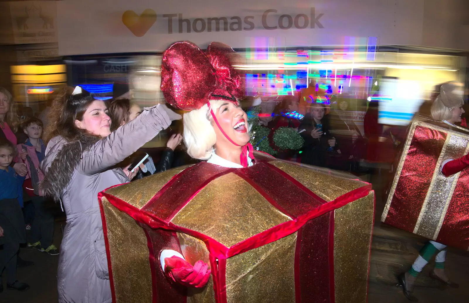 A happy walking present, from Norwich Lights and Isobel Sings, Norwich, Norfolk - 15th November 2018