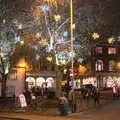 Illuminted tree on the bottom of Timber Hill, Norwich Lights and Isobel Sings, Norwich, Norfolk - 15th November 2018