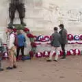 Poppies at the monument on Hyde Park Corner, Suey Leaves Aspall, The Oaksmere, Brome, Suffolk - 16th November 2018