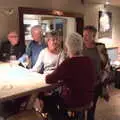 Sandie comes over for a chat, Suey Leaves Aspall, The Oaksmere, Brome, Suffolk - 16th November 2018