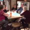 The Saga table, plus Claire, Suey Leaves Aspall, The Oaksmere, Brome, Suffolk - 16th November 2018