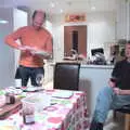 Phil gets some pumpkin pie out, Thanksgiving in Highcliffe, Dorset - 23rd November 2018