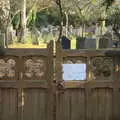 An amusing hand-drawn sign on the cemetery gates, Thanksgiving in Highcliffe, Dorset - 23rd November 2018