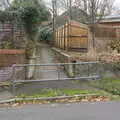 A barrier in front of a footpath, Thanksgiving in Highcliffe, Dorset - 23rd November 2018