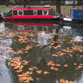 Autumn leaves float around on the Grand Union Canal, Little Venice and the BSCC Christmas Dinner, London and Norfolk - 1st December 2018