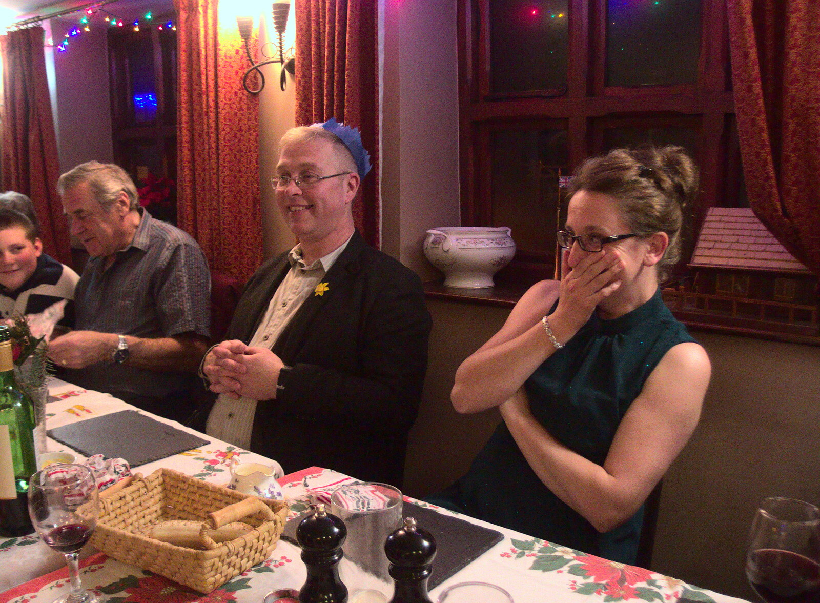 Suey gets the giggles from Little Venice and the BSCC Christmas Dinner, London and Norfolk - 1st December 2018
