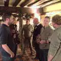 The lads in the Trowel and Hammer, Cotton, A Pub Crawl and Christmas Lights, Thornham, Cotton, Bacton and Eye, Suffolk - 7th December 2018