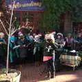 The choir does its singing thing, The St. Nicholas Street Fayre, Diss, Norfolk - 9th December 2018