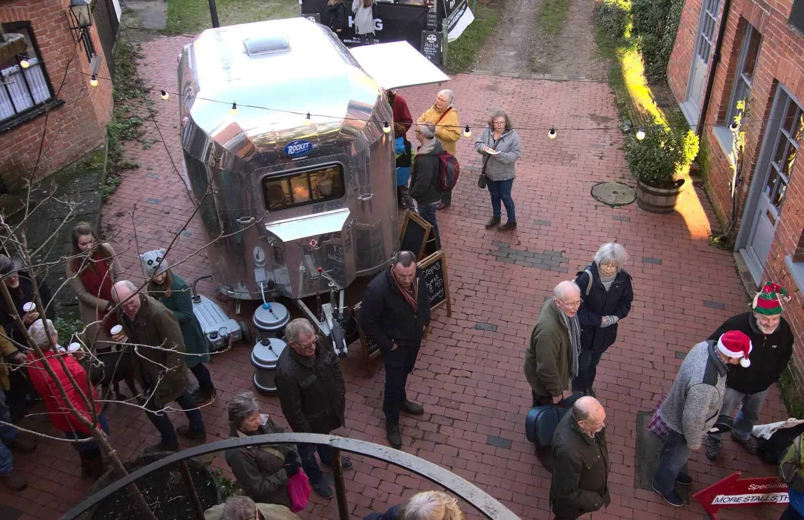 There's a coffee van on Norfolk Yard, from The St. Nicholas Street Fayre, Diss, Norfolk - 9th December 2018