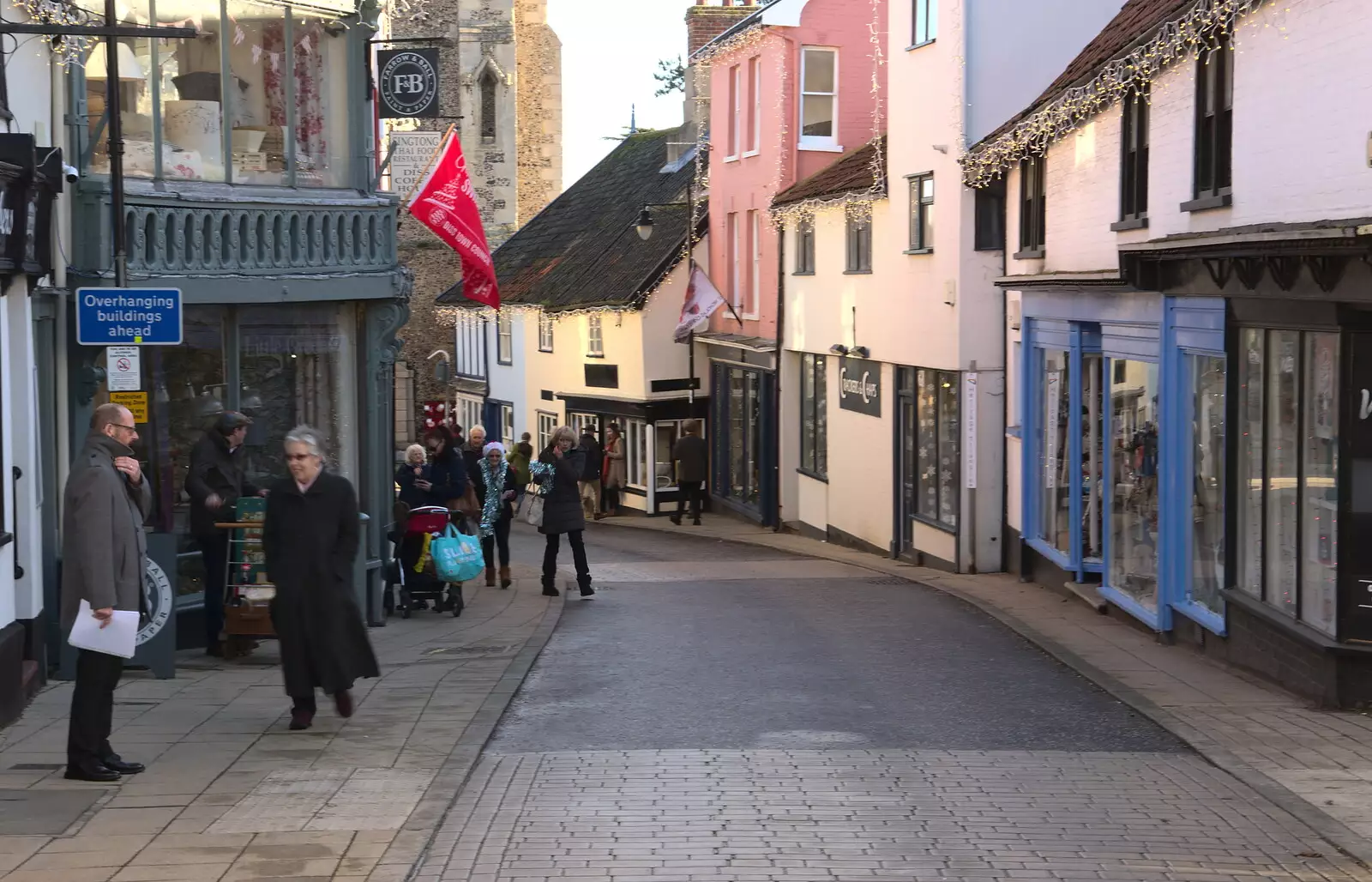 St. Nicholas Street, from The St. Nicholas Street Fayre, Diss, Norfolk - 9th December 2018