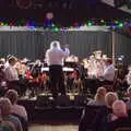 The senior band plays, The Gislingham Silver Band Christmas Concert, Gislingham, Suffolk - 11th December 2018