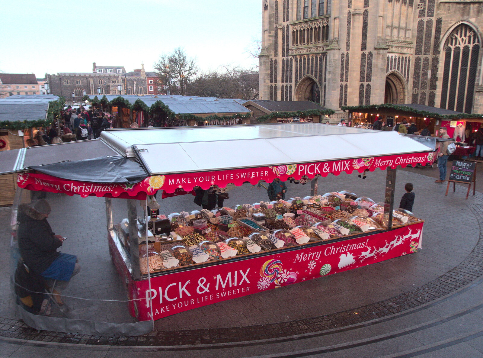 A big pick and mix stall from A Spot of Christmas Shopping, Norwich, Norfolk - 16th December 2018