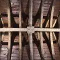 The church's restored Mediaeval roof beams, Christmas at Grandma J's, Spreyton, Devon - 25th December 2018