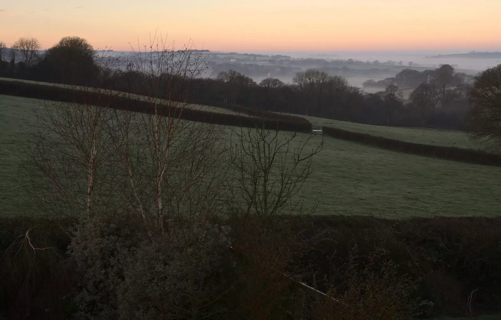 Mother's garden, from Boxing Day in Devon, Spreyton, Devon - 26th December 2018