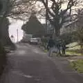 Walking up that hill, Boxing Day in Devon, Spreyton, Devon - 26th December 2018