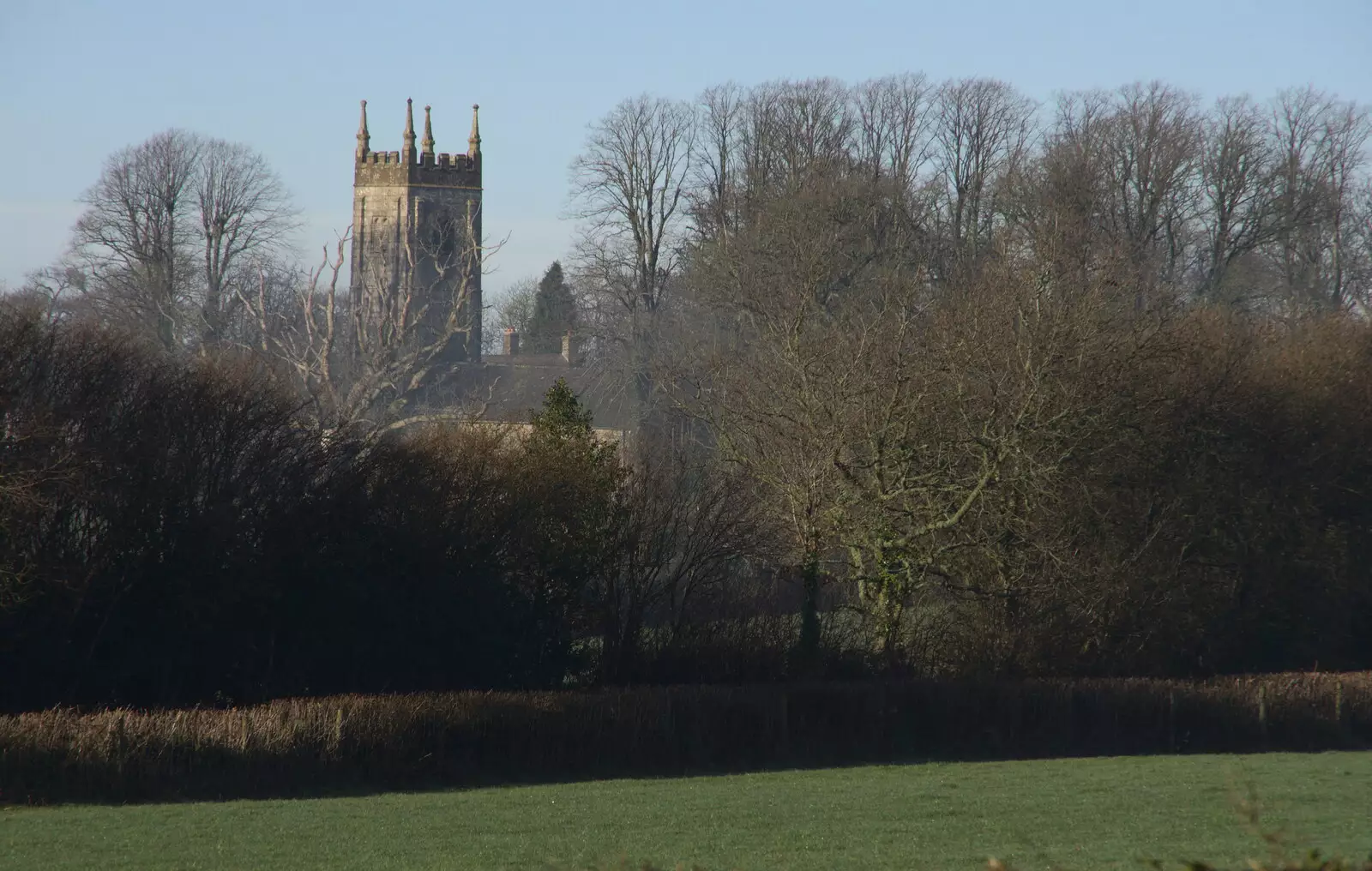 Spreyton's church of St. Michael, from Boxing Day in Devon, Spreyton, Devon - 26th December 2018