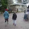 Isobel and Fred head off into the grounds, Ickworth House, Horringer, Suffolk - 29th December 2018