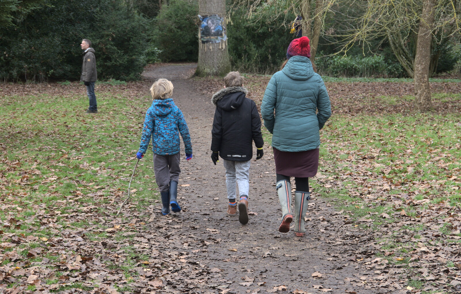 Harry, Fred and Isobel from Ickworth House, Horringer, Suffolk - 29th December 2018