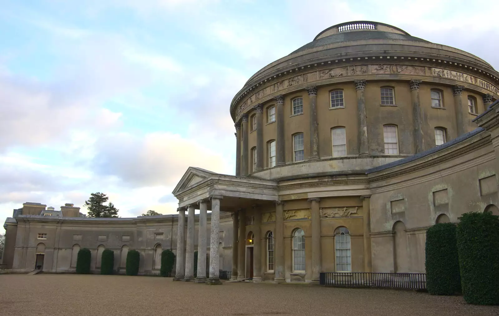 Ickworth's rotunda, from Ickworth House, Horringer, Suffolk - 29th December 2018