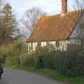 We walk back up the lane, past Dr. Vickary's house, New Year's Eve and Day, Brome, Suffolk - 1st January 2019